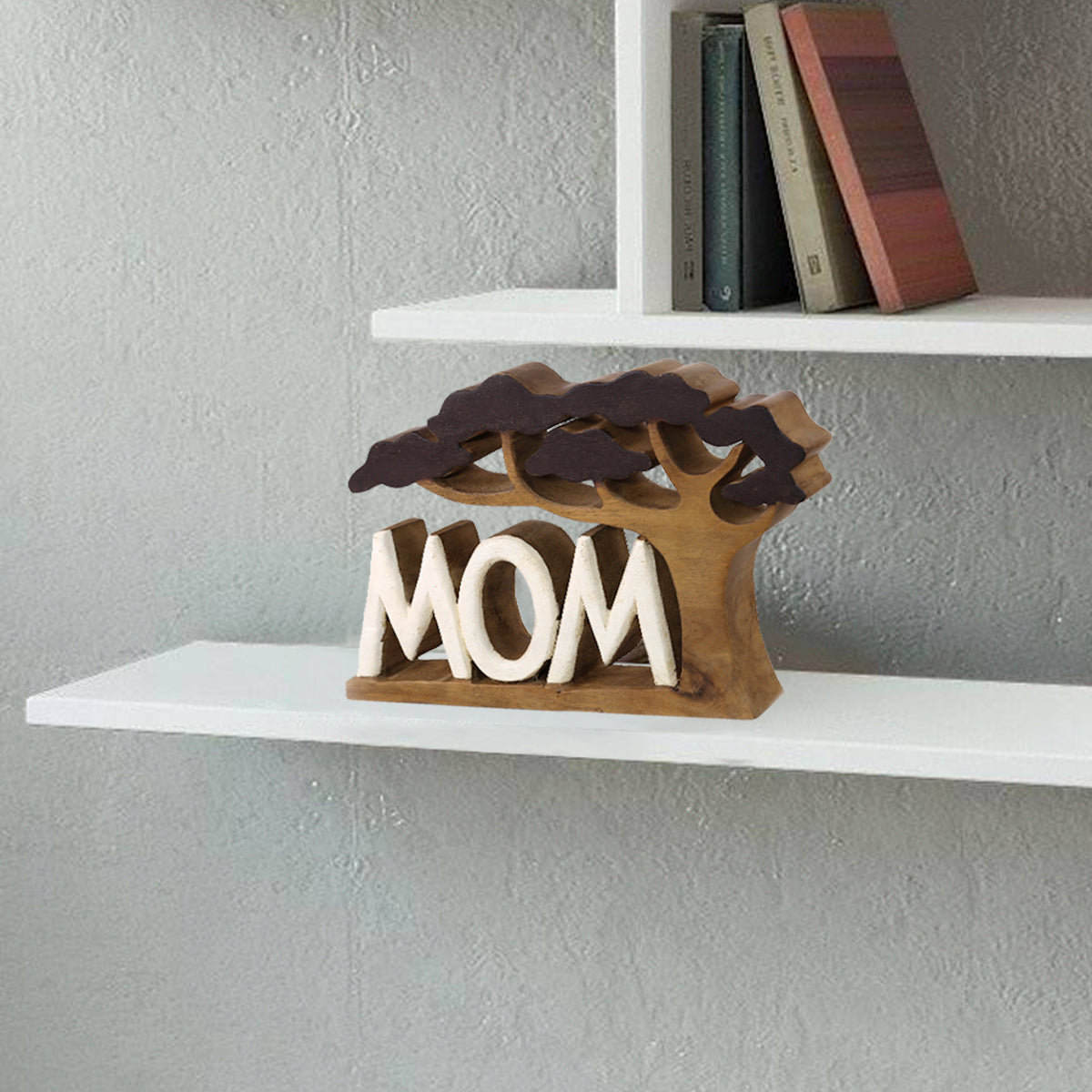 Mom Handmade Wooden Sculpture - Decozen