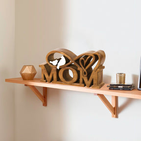 Mom Handmade Wooden Sculpture - Decozen