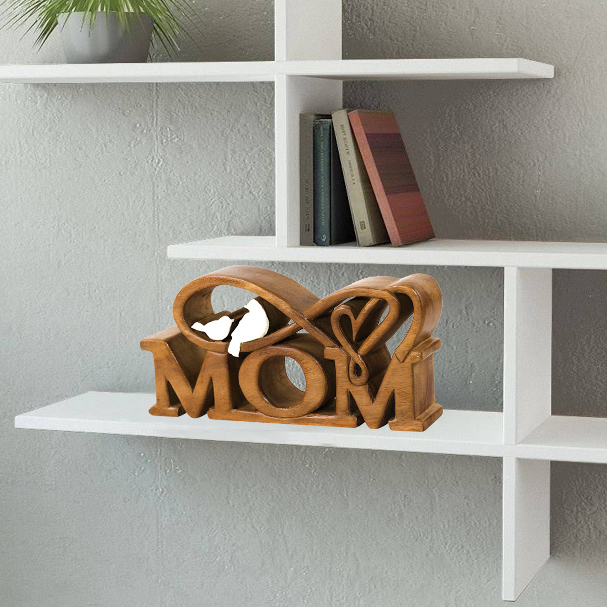 Mom Handmade Wooden Sculpture - Decozen