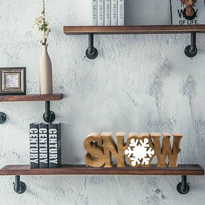 Snow Handmade Wooden Sculpture - Decozen