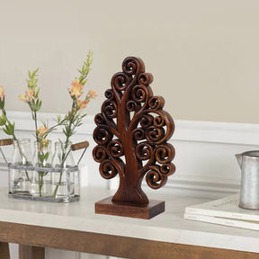 Mccaullie Tree of Life Wooden Sculpture - Medium - Decozen