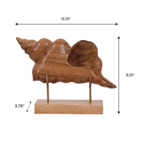 Shell Wooden Handmade Sculpture - Decozen