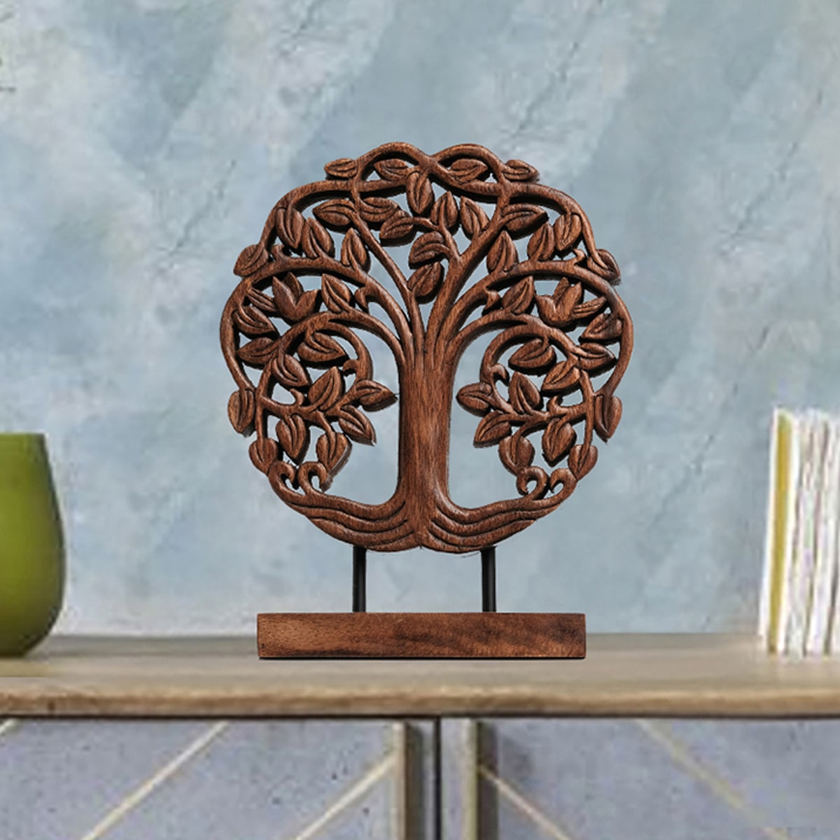 Tree of Life Handmade Wooden Sculpture - Decozen