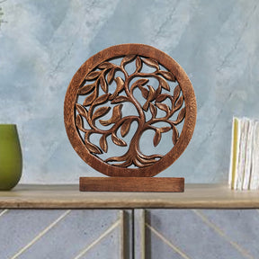 Tree of Life Handmade Wooden Sculpture - Decozen