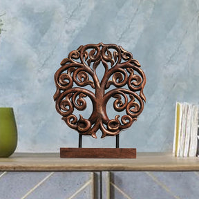 Tree of Life Handmade Wooden Sculpture - Decozen