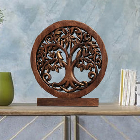 Tree of Life Handmade Wooden Sculpture - Decozen