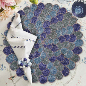 The Bryton Beaded Placemats - Set of 2 - Decozen