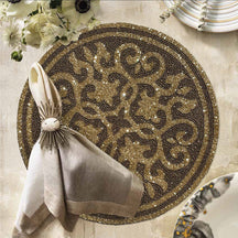 Elegant Beaded Placemats