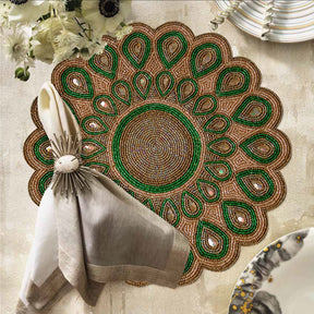 Elegant Beaded Placemats