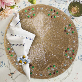 Elegant Beaded Placemats