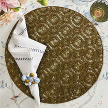 Stylish Beaded Placemats - Decozen