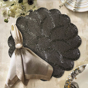 Stylish Beaded Placemats - Decozen