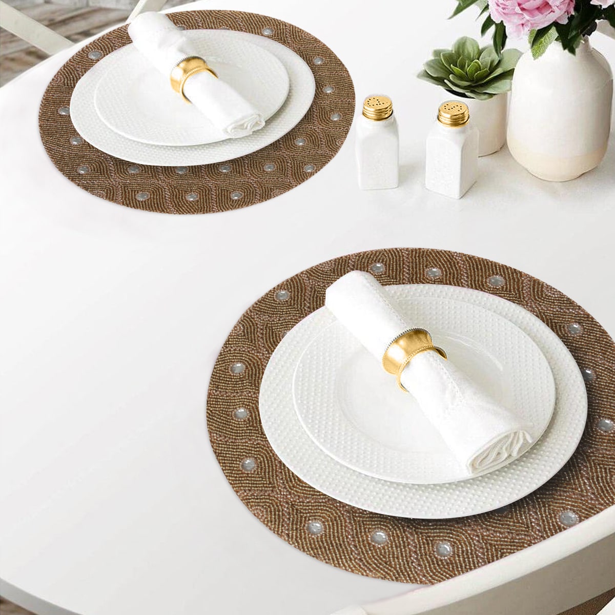 The Clement Beaded Placemats