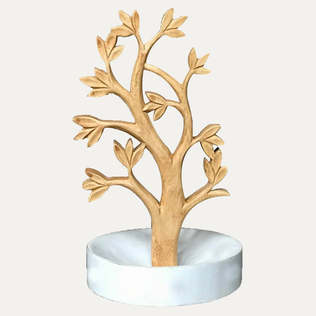 Solid Wood Jewelry Hanging Tree - Decozen